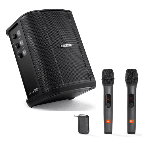 Bose S1 Pro+ Portable PA with 2 Wireless Mic