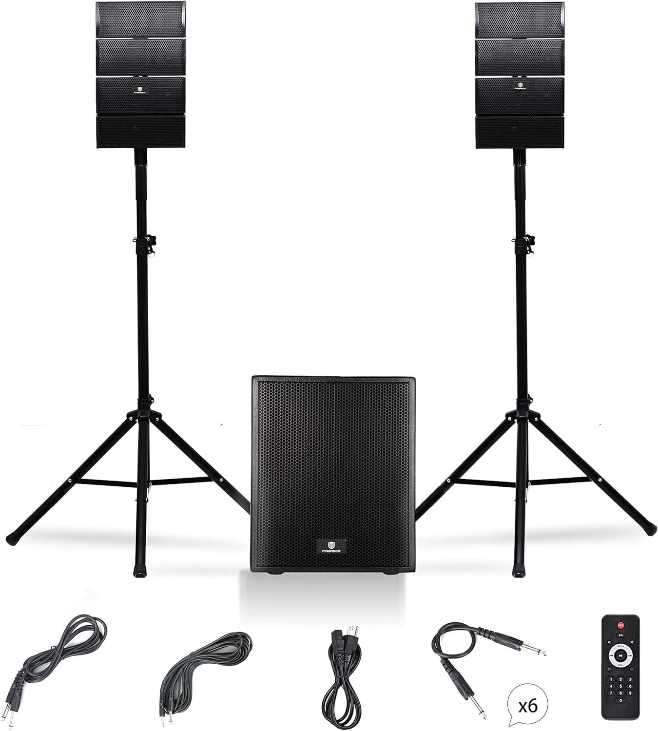 PRORECK Club AB 12-Inch DJ:Powered PA Speaker System