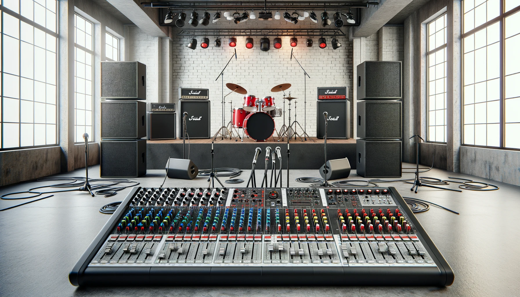 Band or Music Group PA System Setup
