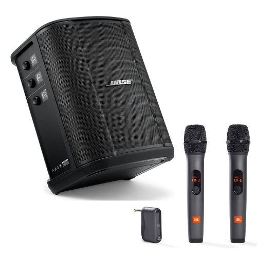 Bose S1 Pro+ Portable PA with 2 Wireless Mic