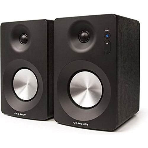 Crosley S100A-BK Bluetooth Enabled Powered Stereo Speakers