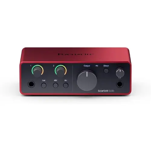 Focusrite Scarlett Solo 4th Gen USB Audio Interface