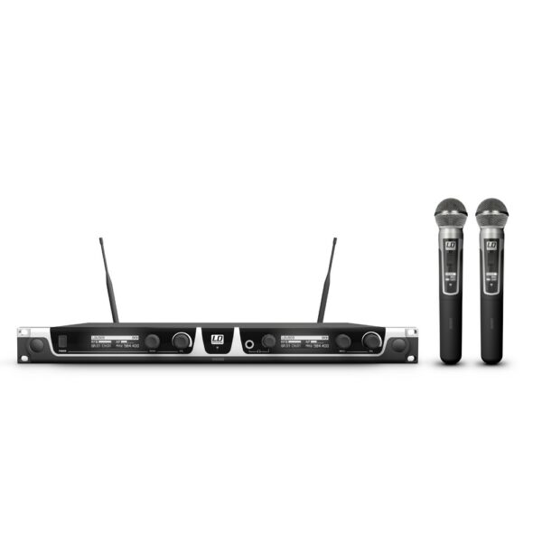 Ld systems u505 hhd2 dual wireless handheld microphone system