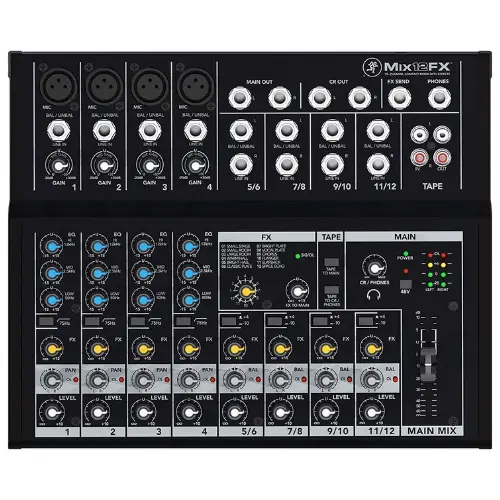 Mackie Mix12FX 12-Channel Compact Mixer