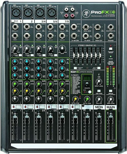 Mackie ProFX8v2 8-channel Mixer with USB and Effects