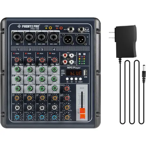 Phenyx Pro PRX-100 Audio Mixer