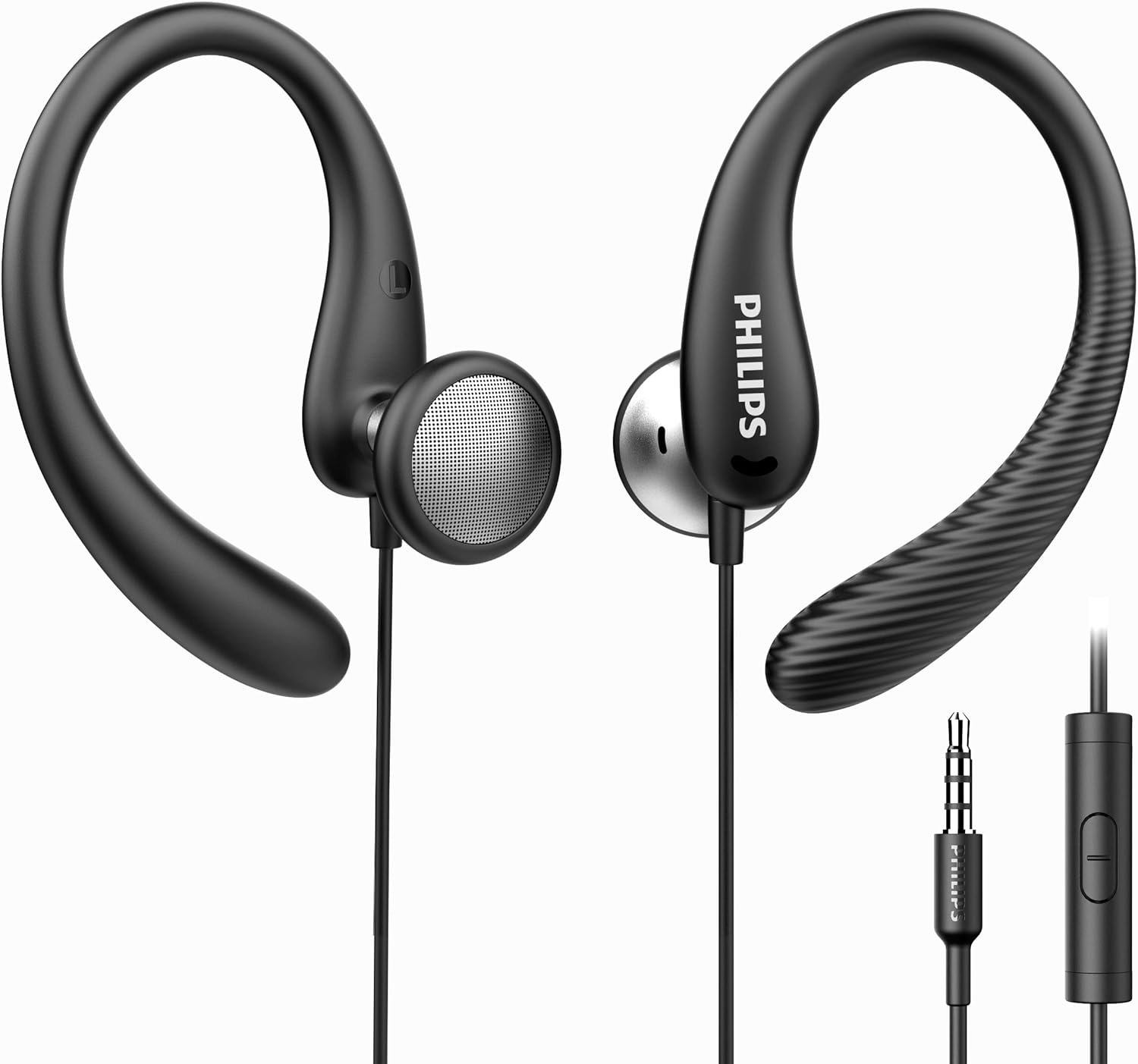 Philips Earbuds with Earhooks Over The Ear Earbuds,