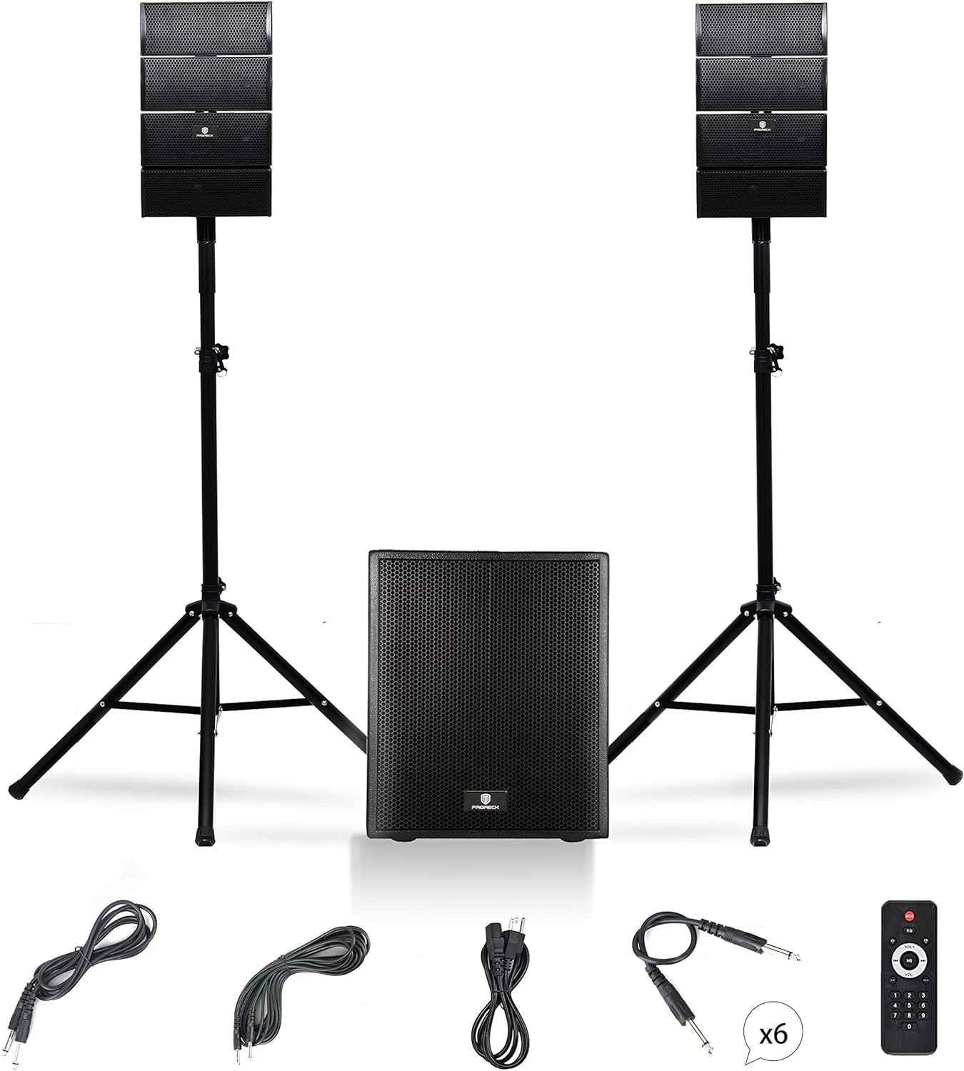 PRORECK Club AB 12-Inch DJ:Powered PA Speaker System