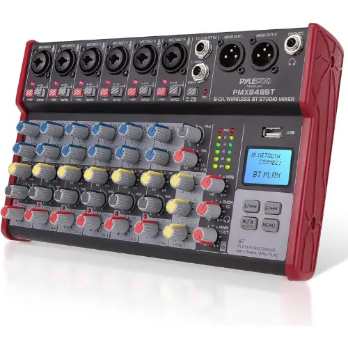 Pyle Professional Wireless DJ Audio Mixer