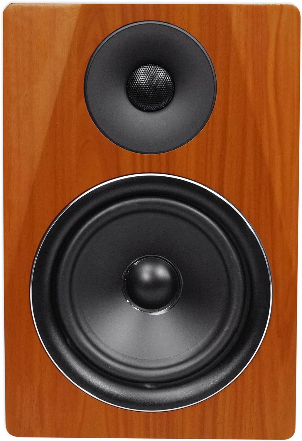 Rockville DPM6C 6.5 2-Way 210W Wood Active:Powered Studio Monitor Speaker
