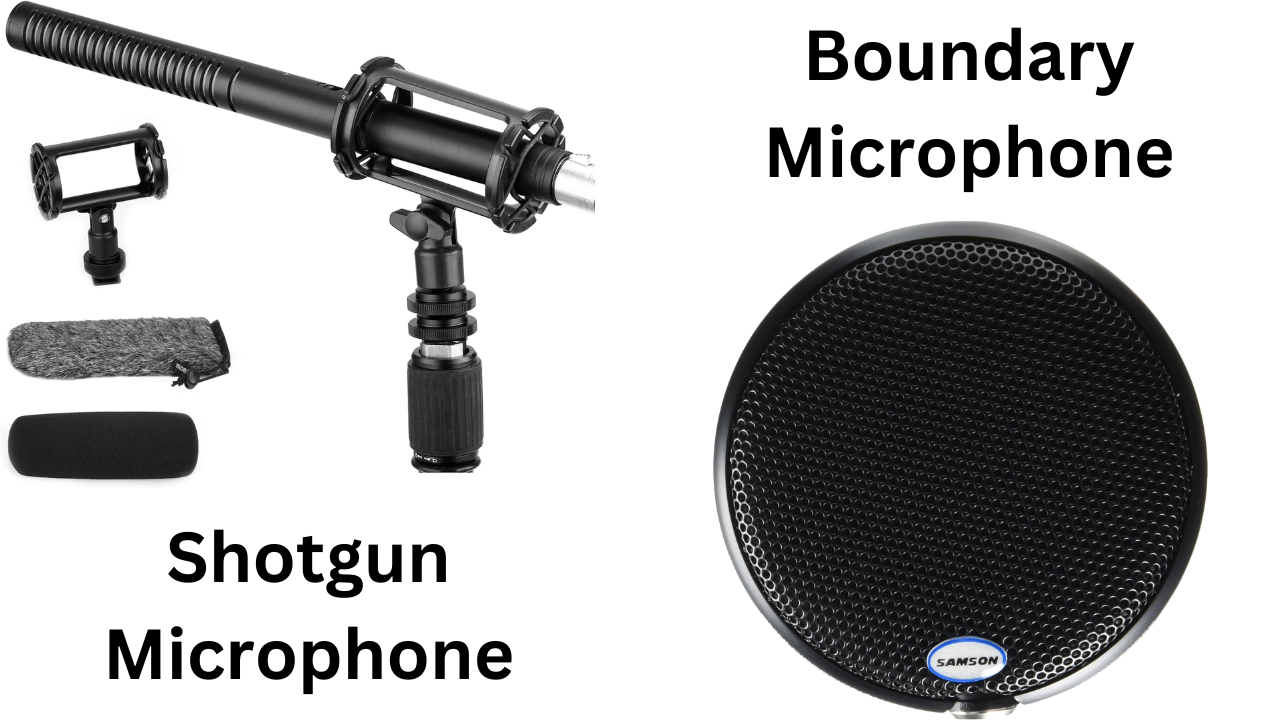 shotgun-and-boundary-microphone