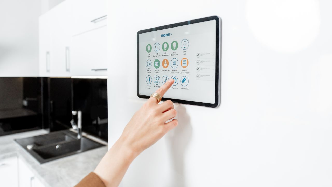 tablet-on-wall