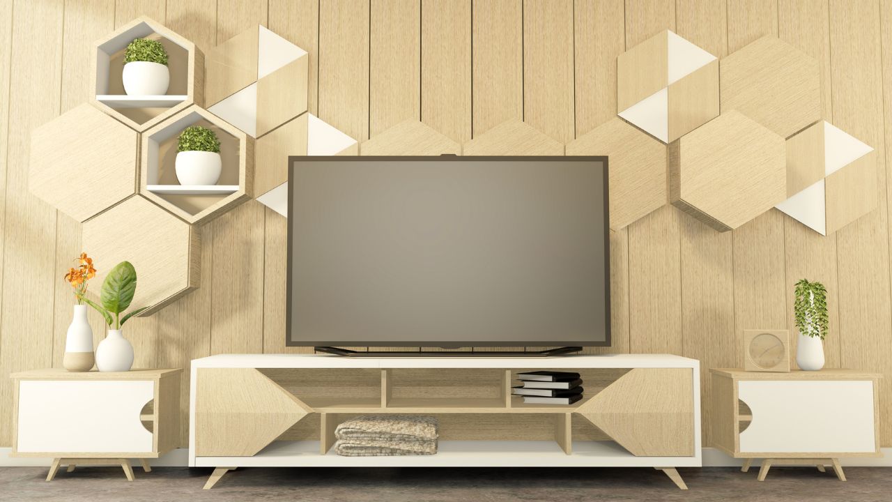 tv-and shelves