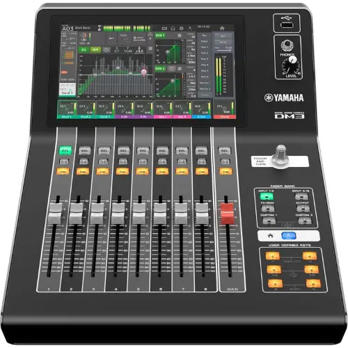 Yamaha DM3-D 22 Channel Ultracompact Digital Mixing Console With Dante