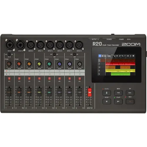 Zoom R20 16-track Recorder _ Interface _ Controller Workstation